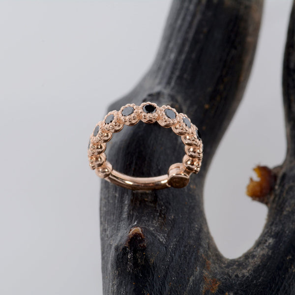 Black Diamonds Eternity Piercing
